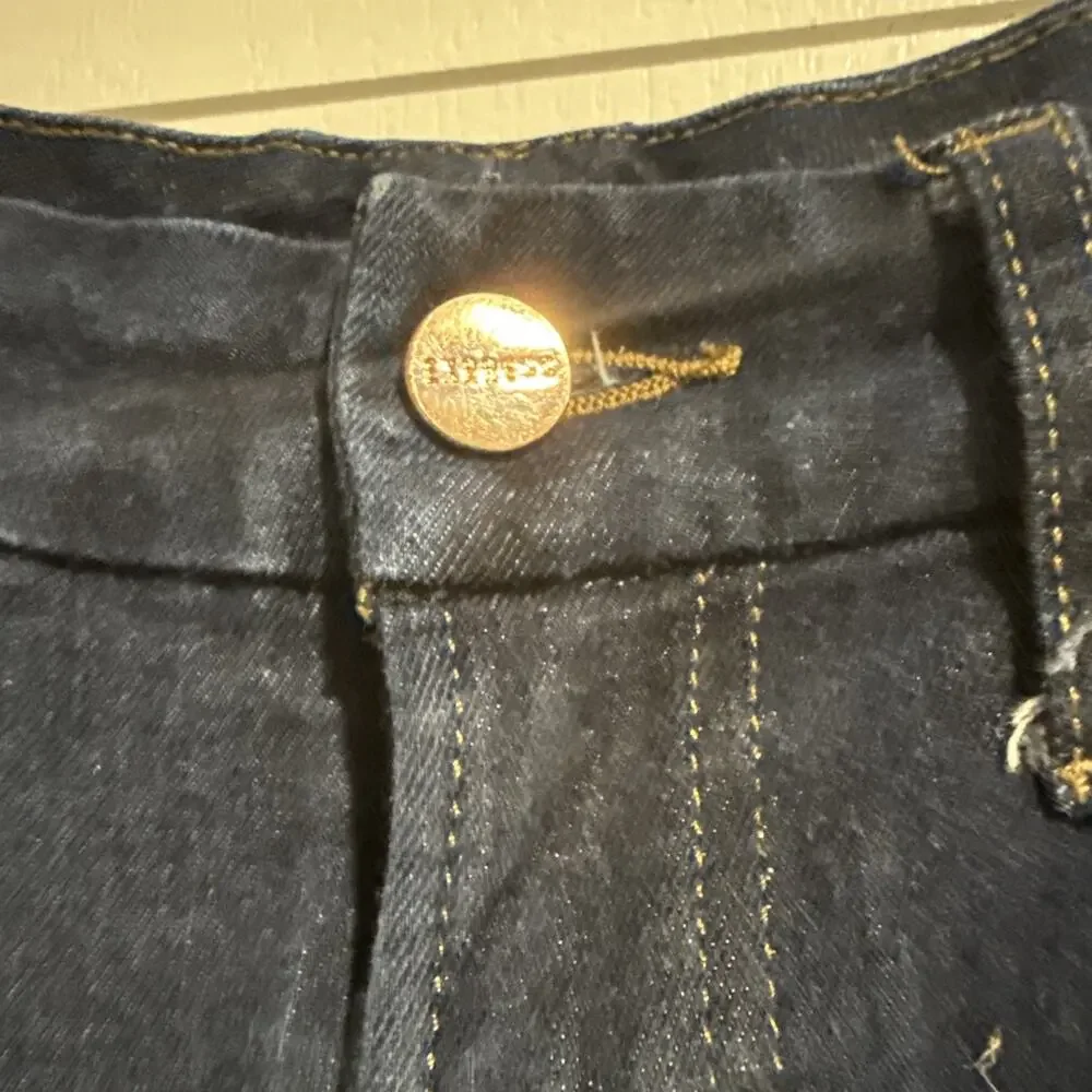 Express Jeans Legging Mid Rise Dark Blue Denim Women's Size Small Regular